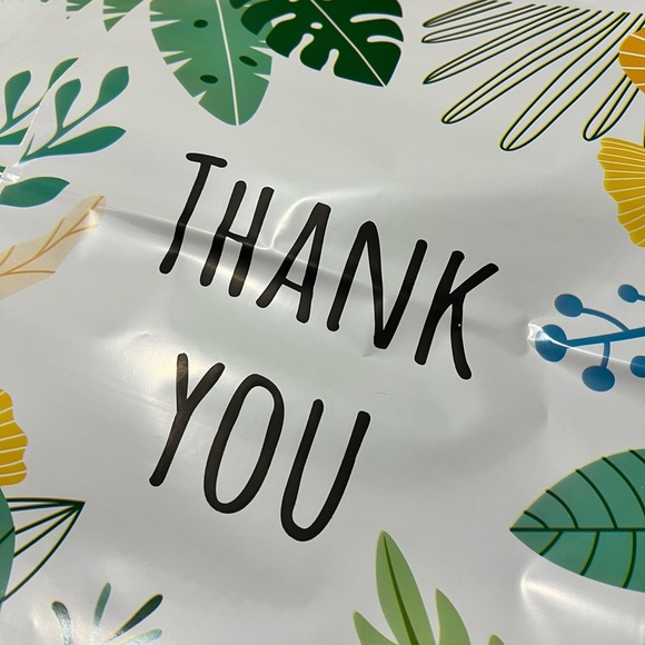 Set of 20 Palm 10 x 13 ‘Thank You’ Poly Shipping Mailer Bags - Picture 2 of 2
